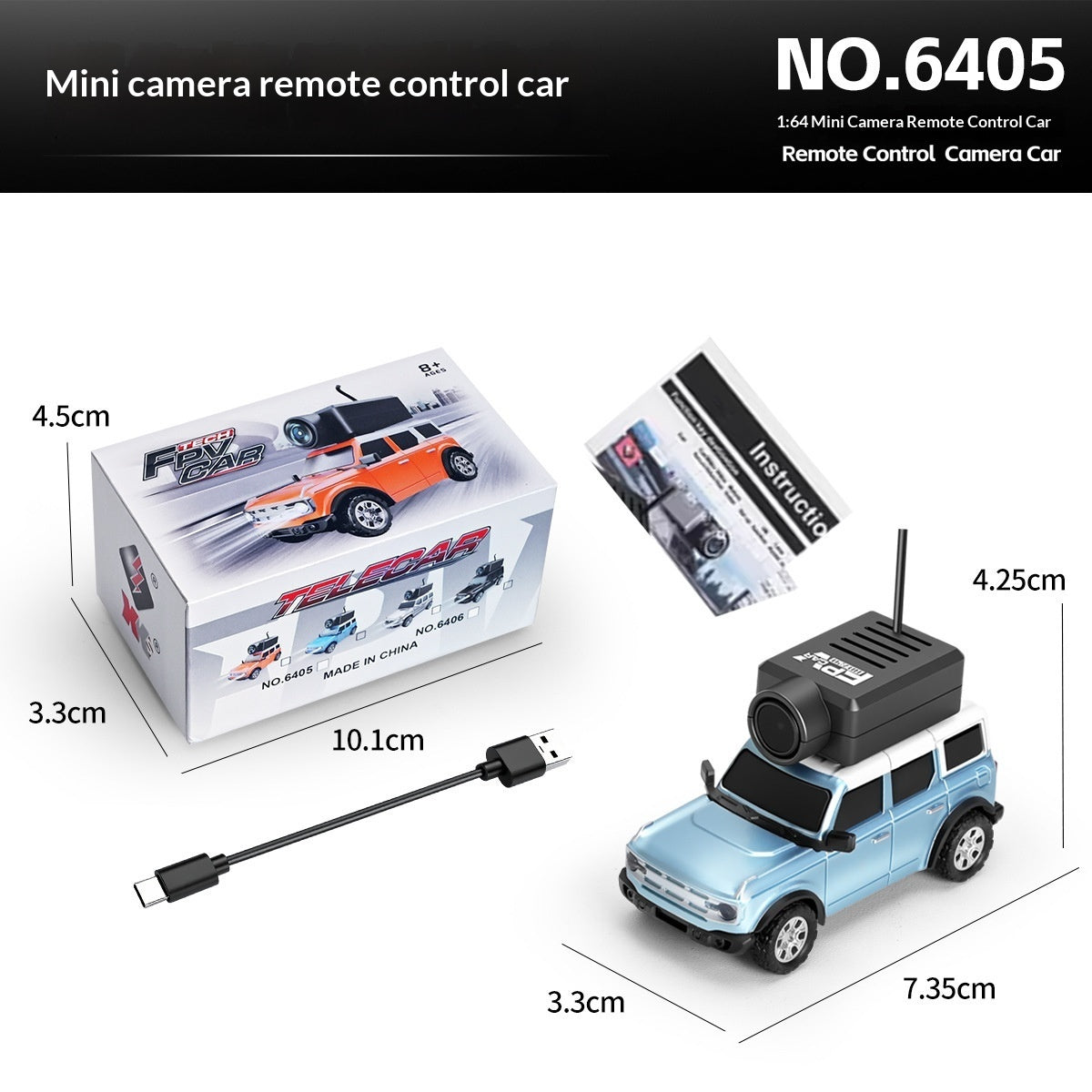 RC Mini Car with Aerial Photography – Self-Stabilizing Remote Control Car