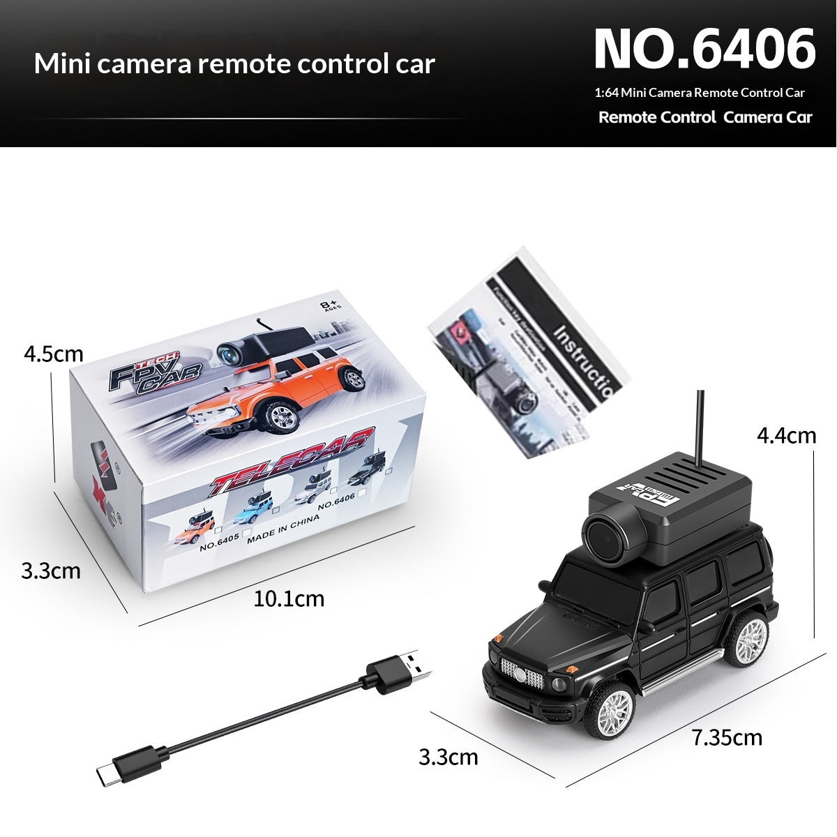 RC Mini Car with Aerial Photography – Self-Stabilizing Remote Control Car