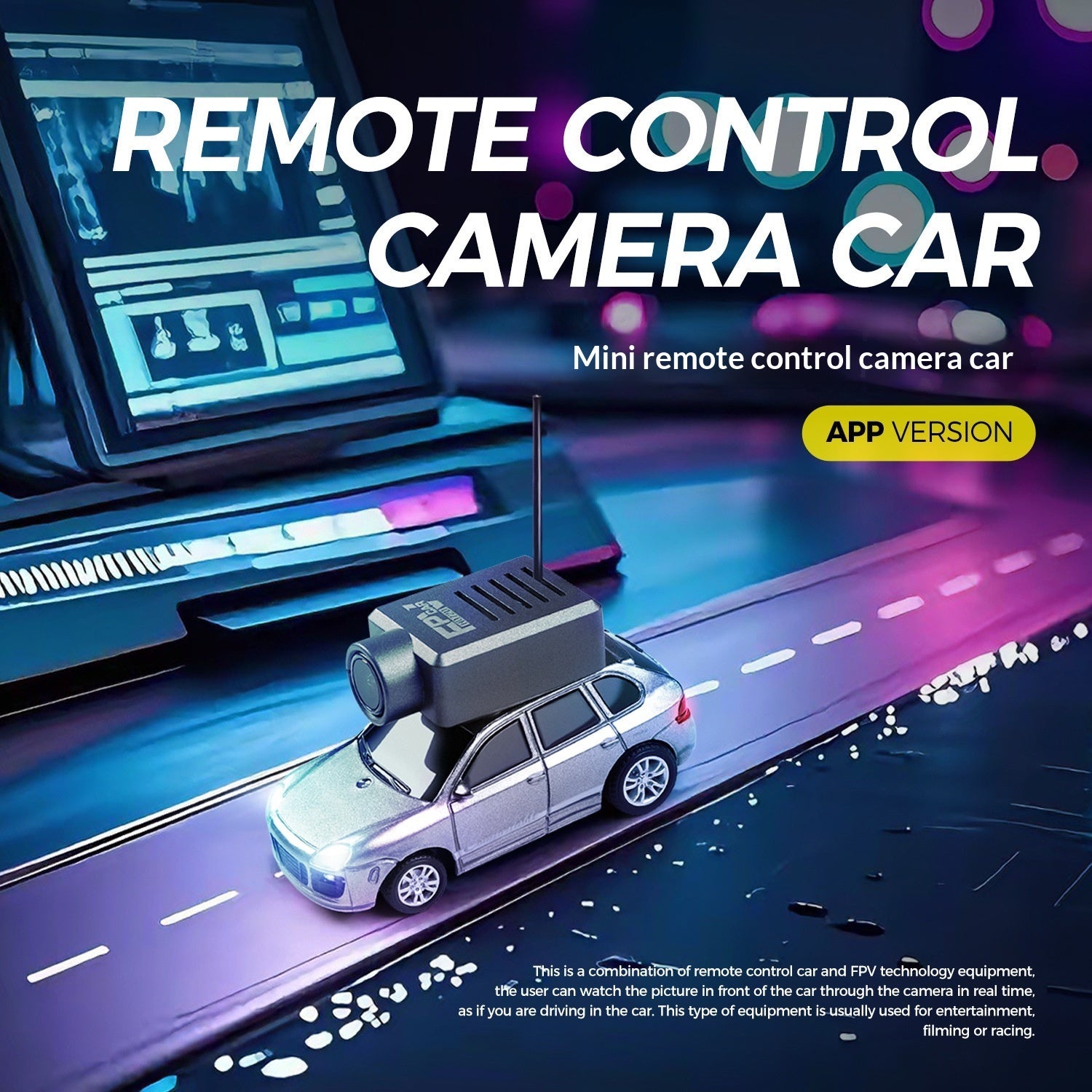 RC Mini Car with Aerial Photography – Self-Stabilizing Remote Control Car