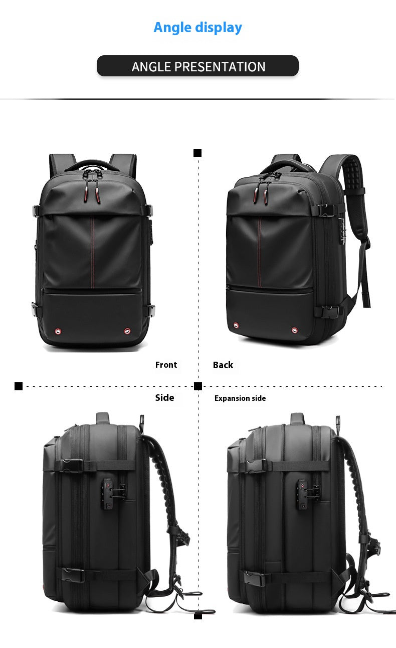 Large-Capacity Business & Travel Backpack – Anti-Theft, Waterproof, and Multi-Functional