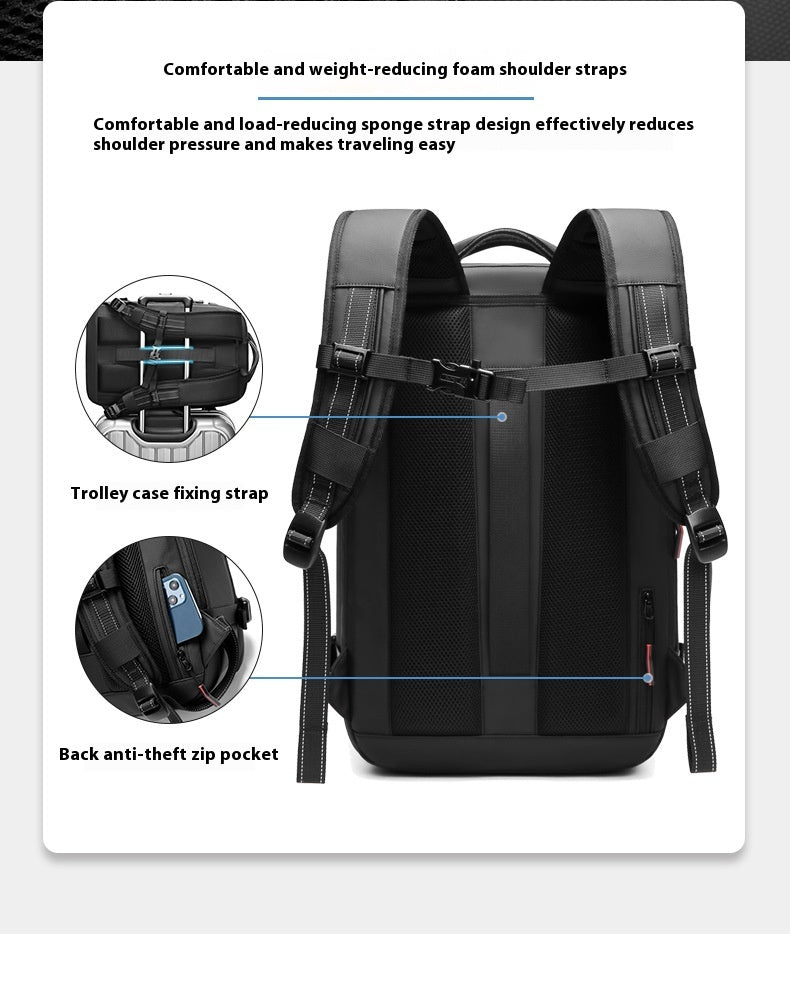 Large-Capacity Business & Travel Backpack – Anti-Theft, Waterproof, and Multi-Functional