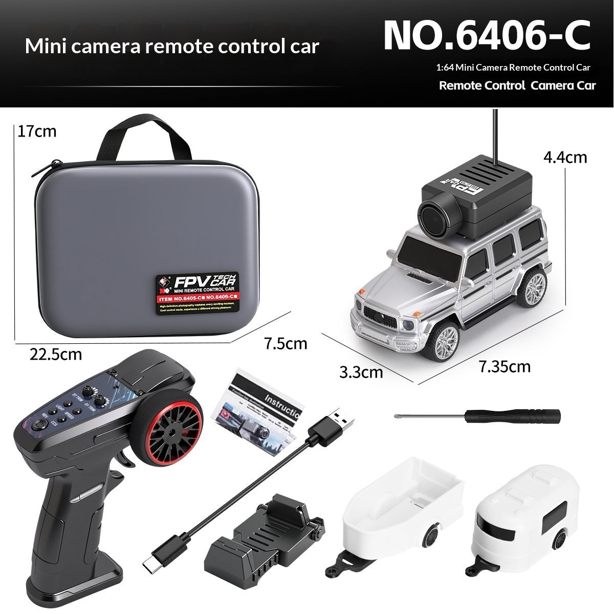 RC Mini Car with Aerial Photography – Self-Stabilizing Remote Control Car
