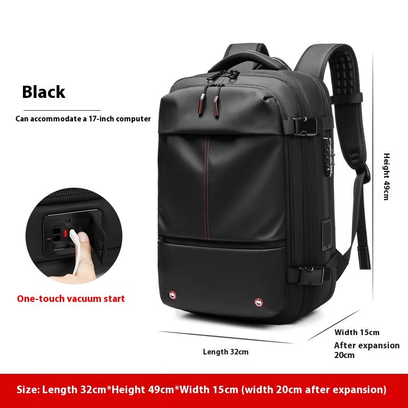 Large-Capacity Business & Travel Backpack – Anti-Theft, Waterproof, and Multi-Functional