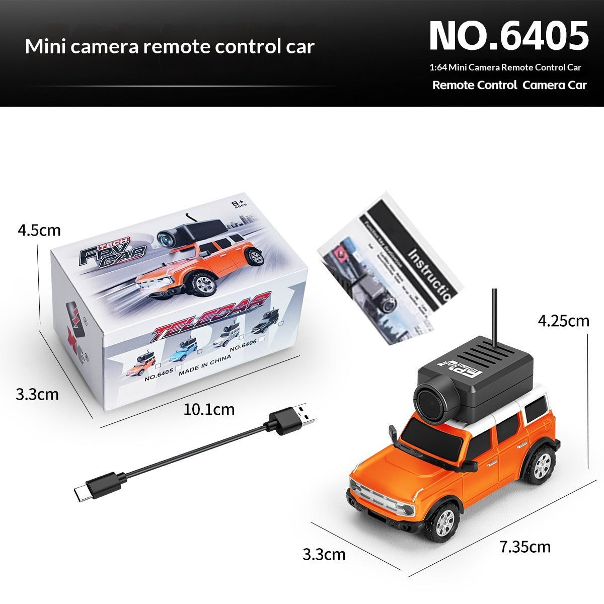 RC Mini Car with Aerial Photography – Self-Stabilizing Remote Control Car
