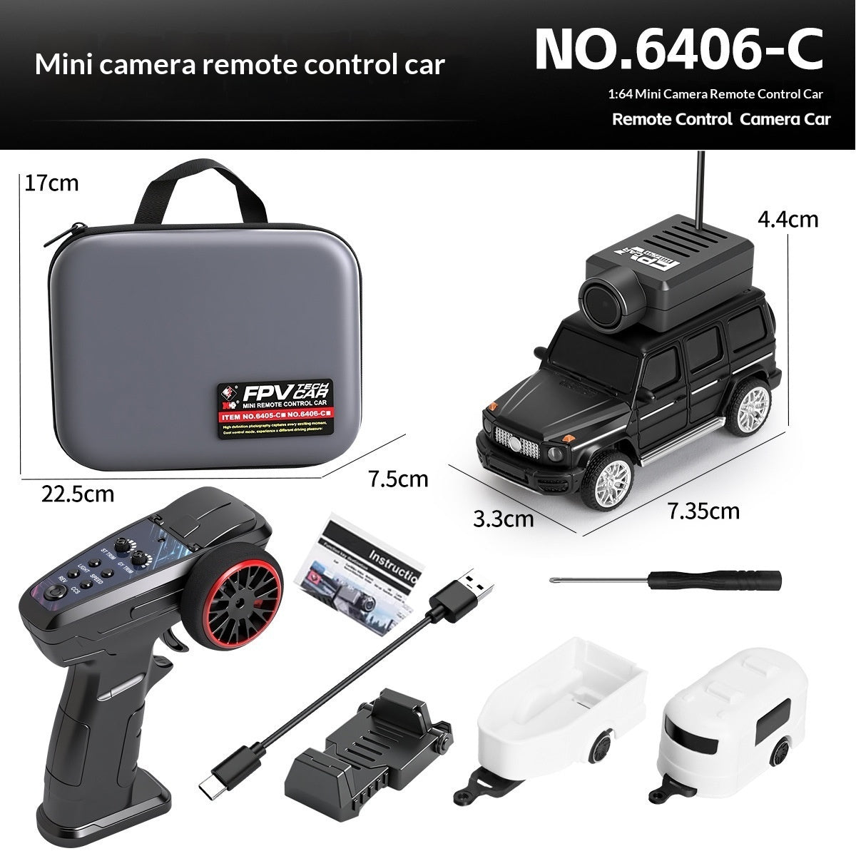 RC Mini Car with Aerial Photography – Self-Stabilizing Remote Control Car